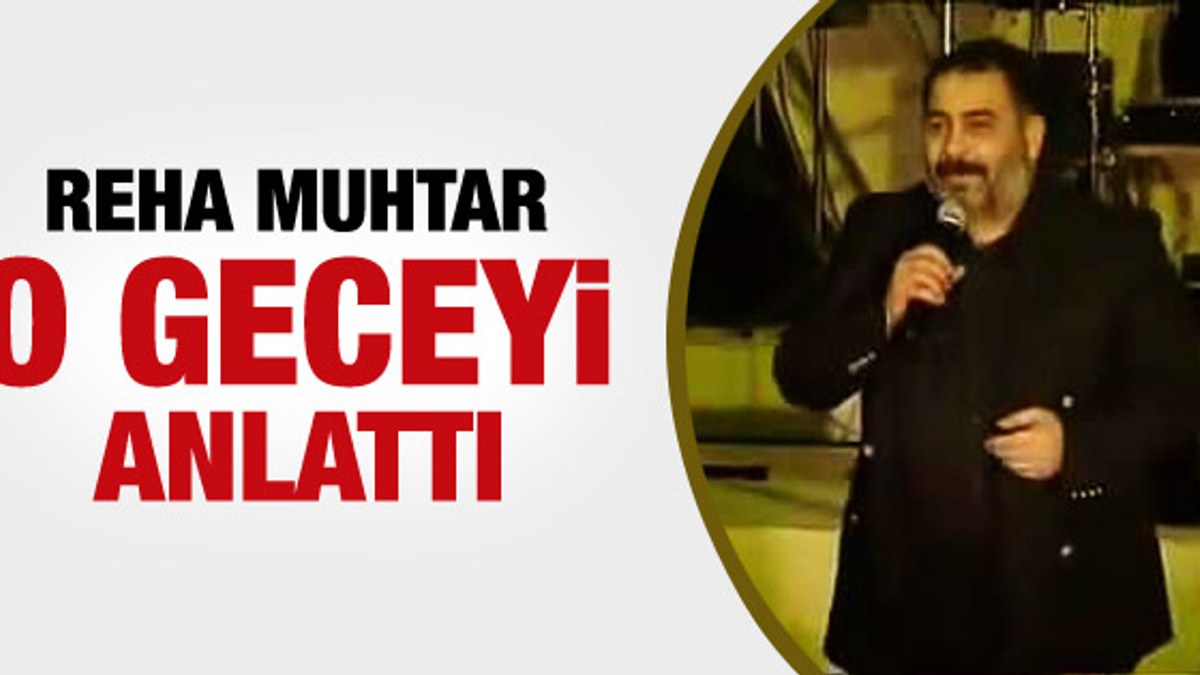 Reha Muhtar: Ahmet Kaya'ya tek kelime hakaret etmedim