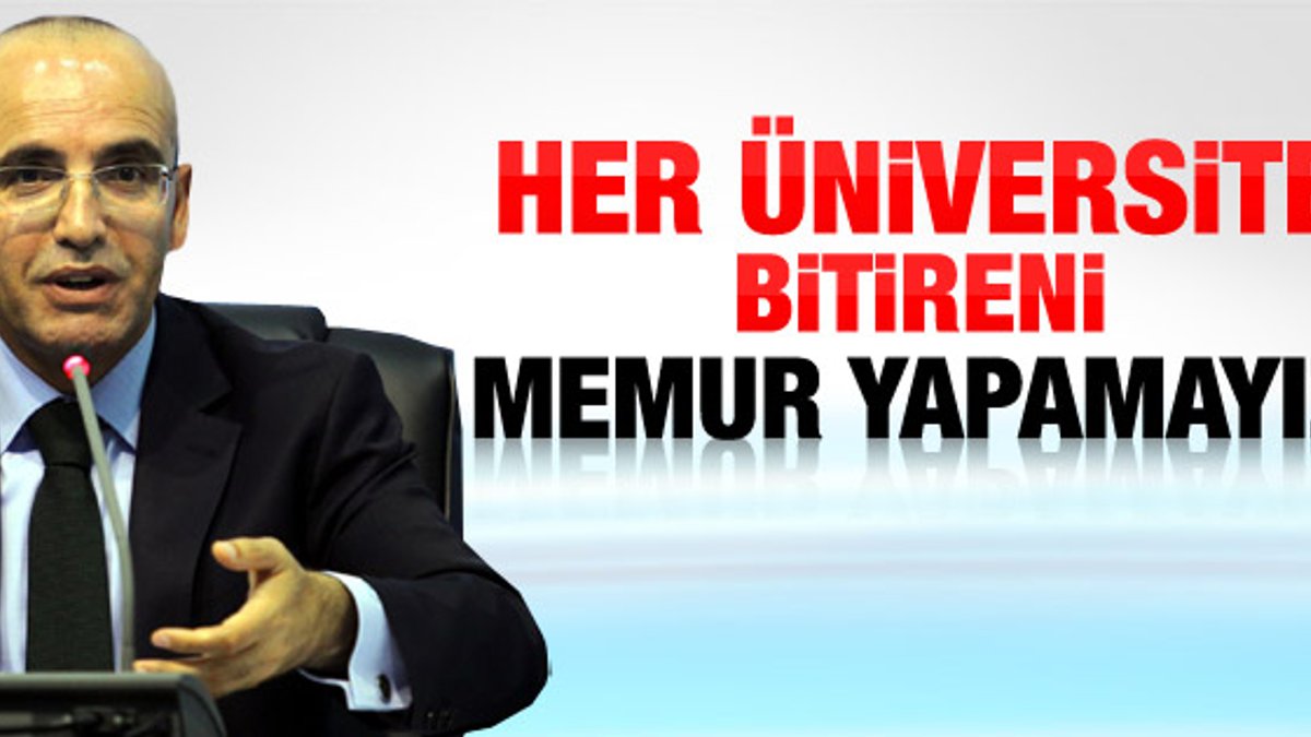 Mehmet Şimşek'ten memur alımlarına ilişkin açıklama