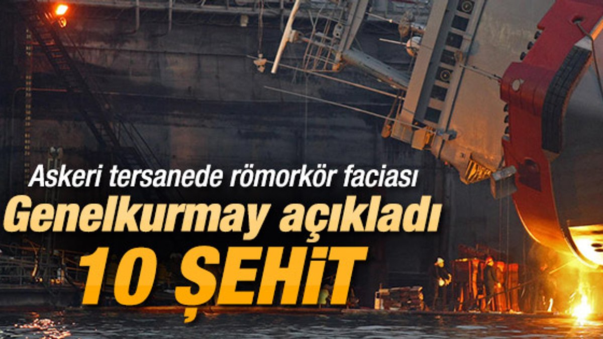 İzmir'de askeri gemi yan yattı: 10 şehit