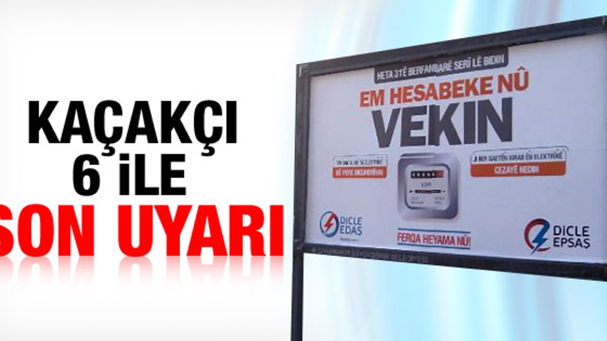 Güneydoğu'da 217 bin abonenin elektriği kesilecek