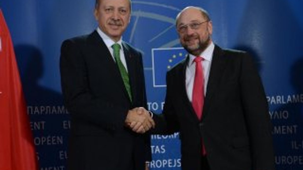 Erdoğan ve AP Başkanı Schulz'un basın toplantısı