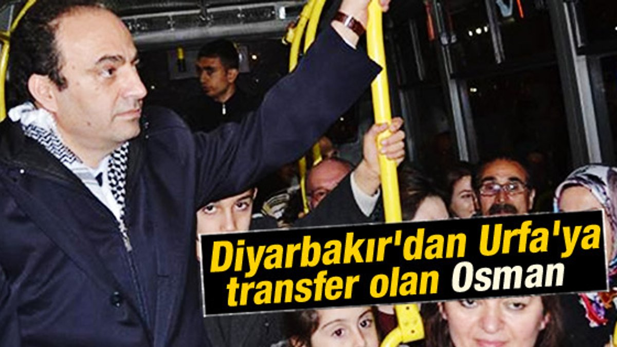 Belediye Başkan Adayı Şanlıurfa'ya otobüsle girdi