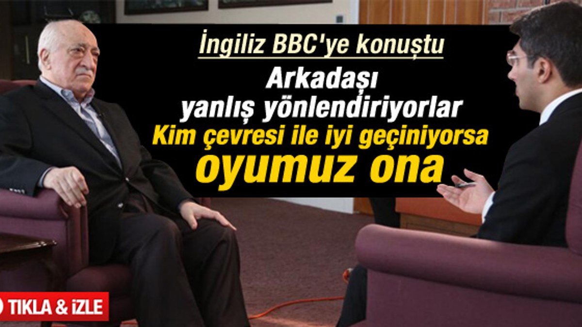 Fethullah Gülen BBC'ye konuştu - izle