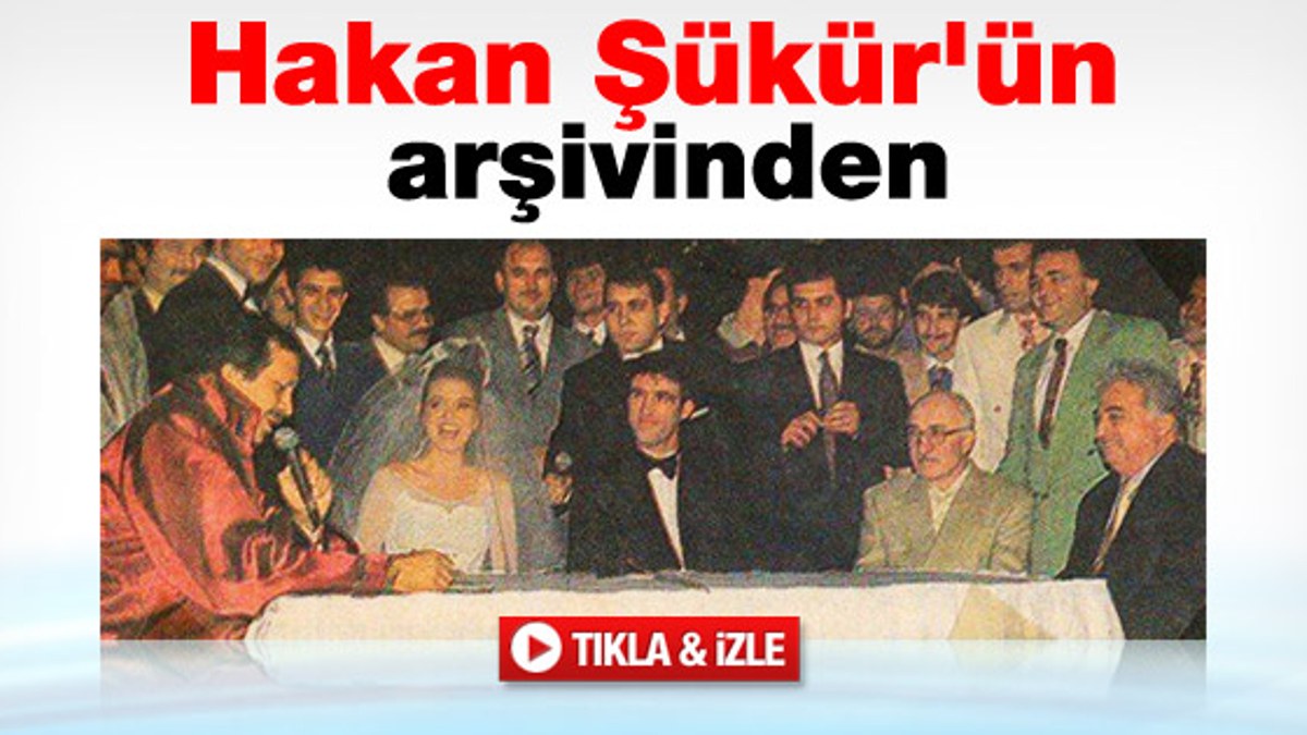 Hakan Şükür'ün nikah görüntüleri