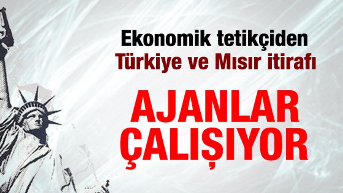 Ekonomik tetikçiden Türkiye itirafı