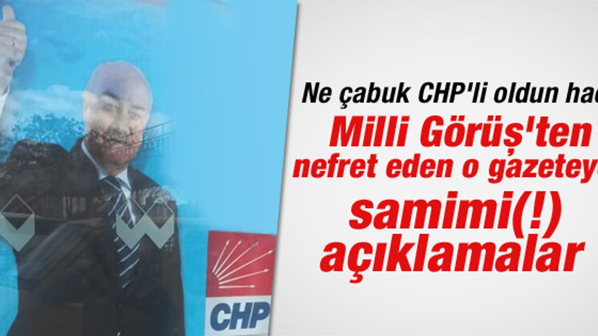 Sabri Erbakan Cumhuriyet Gazetesi'ne konuştu
