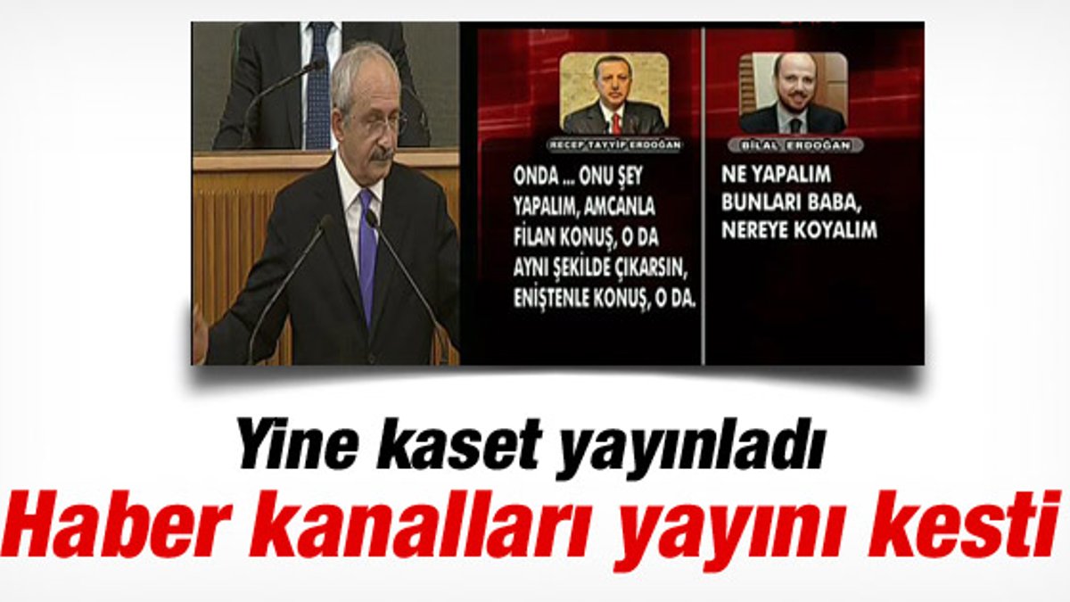 Kılıçdaroğlu CHP grubunda yine kaset yayınladı - izle