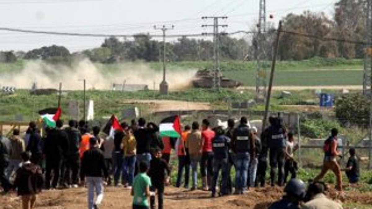 Filistinliler ile İsrail askerleri arasında çatışma