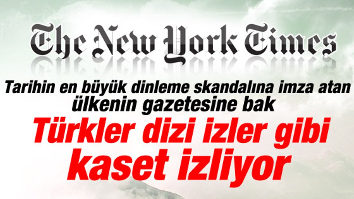 New York Times: Türklerin yeni dizisi yolsuzluklar