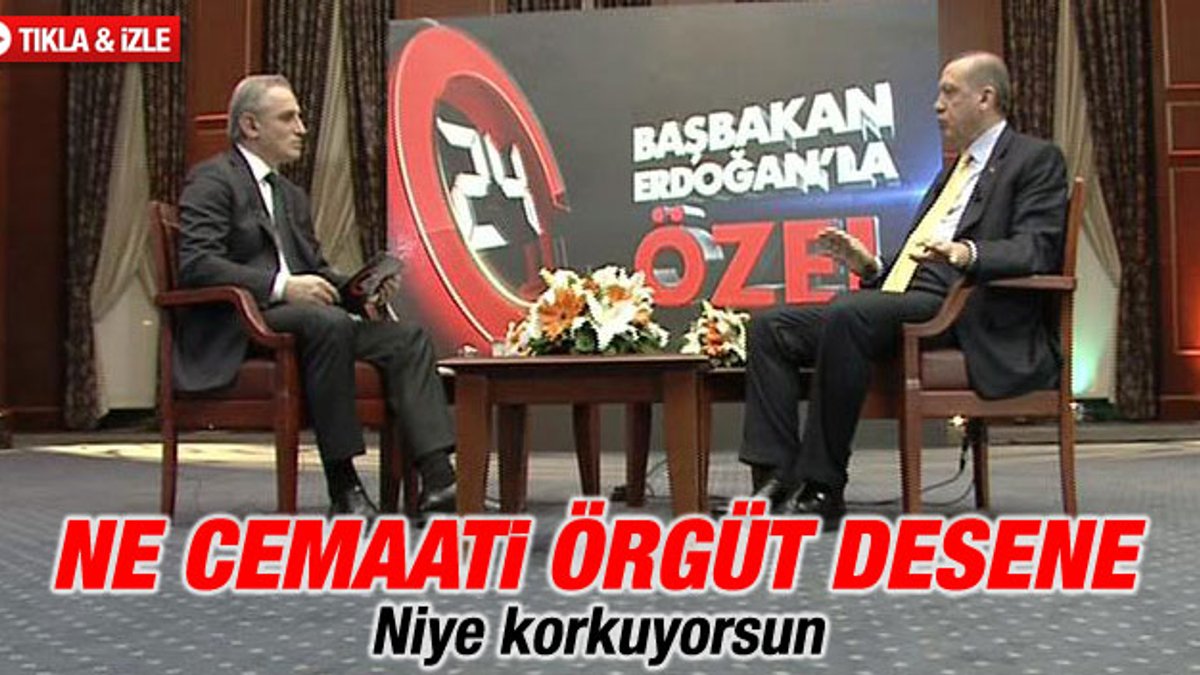Erdoğan'dan Karaalioğlu'na: Ne cemaati örgüt desene