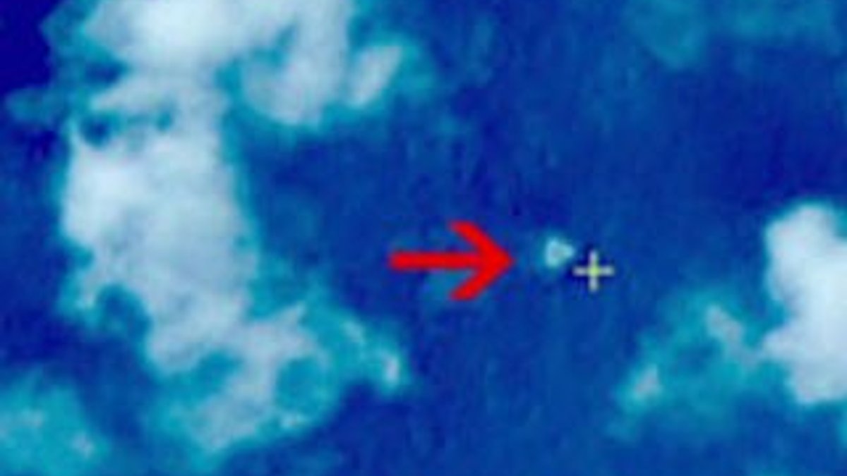 Kayıp Malezya uçağına ait uydu görüntüsü iddiası
