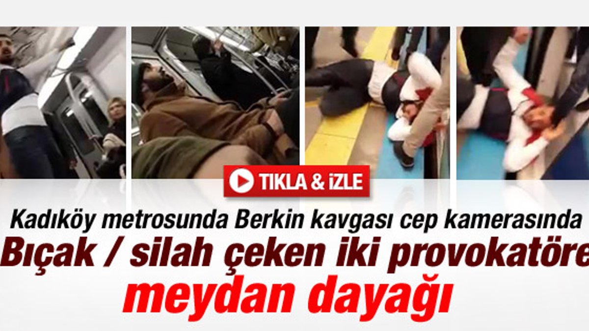 Kadıköy metrosunda Berkin Elvan kavgası - izle