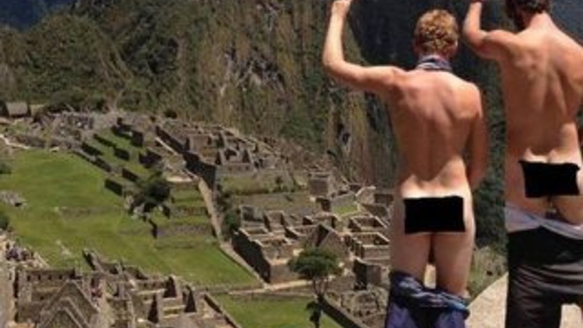 Peru'nun antik şehrinde çıplak turistlerin sayısı artıyor