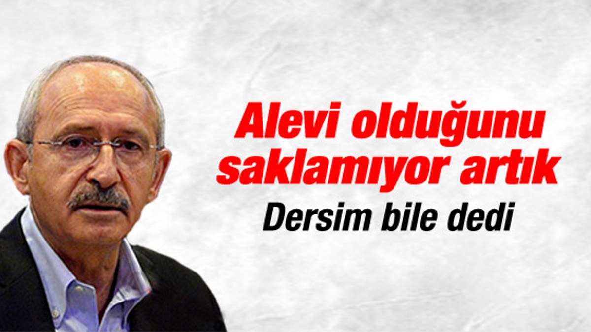 Kemal Kılıçdaroğlu'nun Tunceli mitingi konuşması