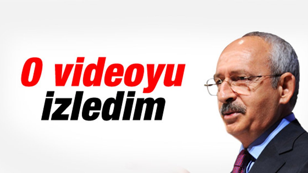 Kemal Kılıçdaroğlu: Ben gözlerimle gördüm İZLE
