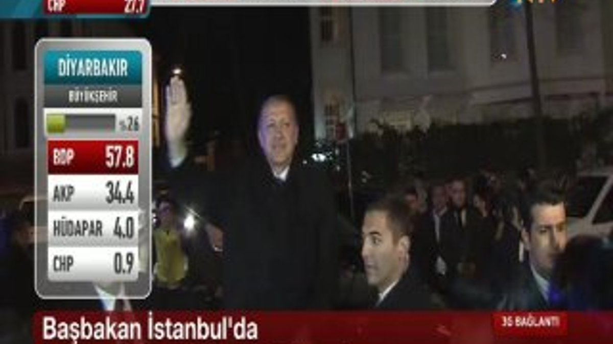 Başbakan Erdoğan Ankara'ya doğru yola çıktı İZLE