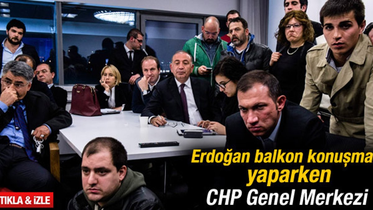 30 Mart gecesi CHP Genel Merkezi'ni gösteren fotoğraf