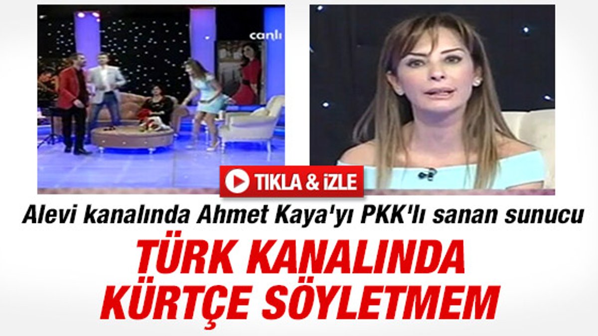 Alevi kanalında Ahmet Kaya tartışması program bitirdi İZLE