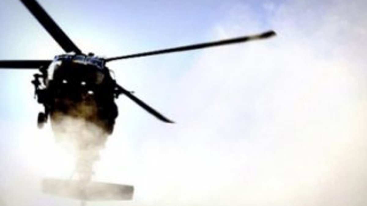 Sakarya'da helikopter düştü iddiası