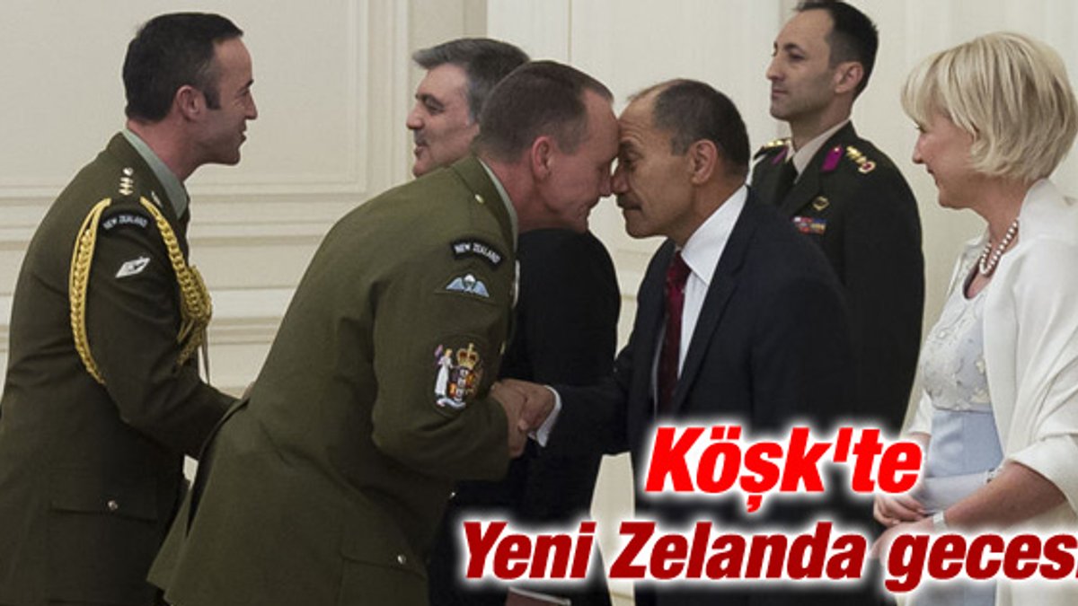 Çankaya Köşkü'nde Yeni Zelanda Genel Valisi onuruna yemek