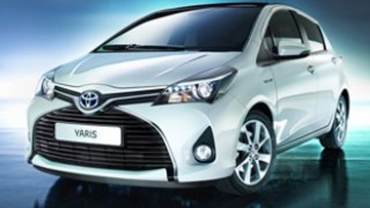 Toyota Yaris'e makyaj desteği