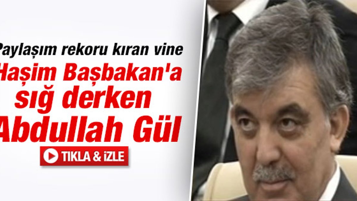 Paylaşım rekorları kıran Abdullah Gül vine'ı