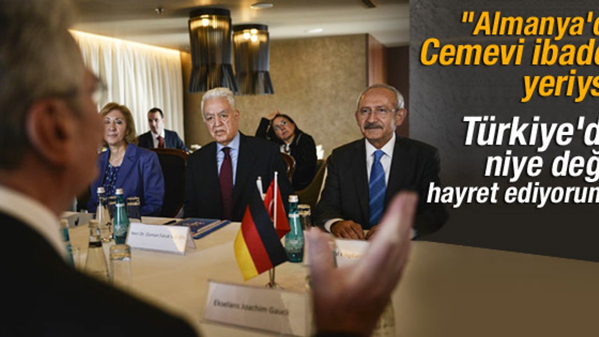 Kılıçdaroğlu-Gauck görüşmesinde Aleviler konuşuldu