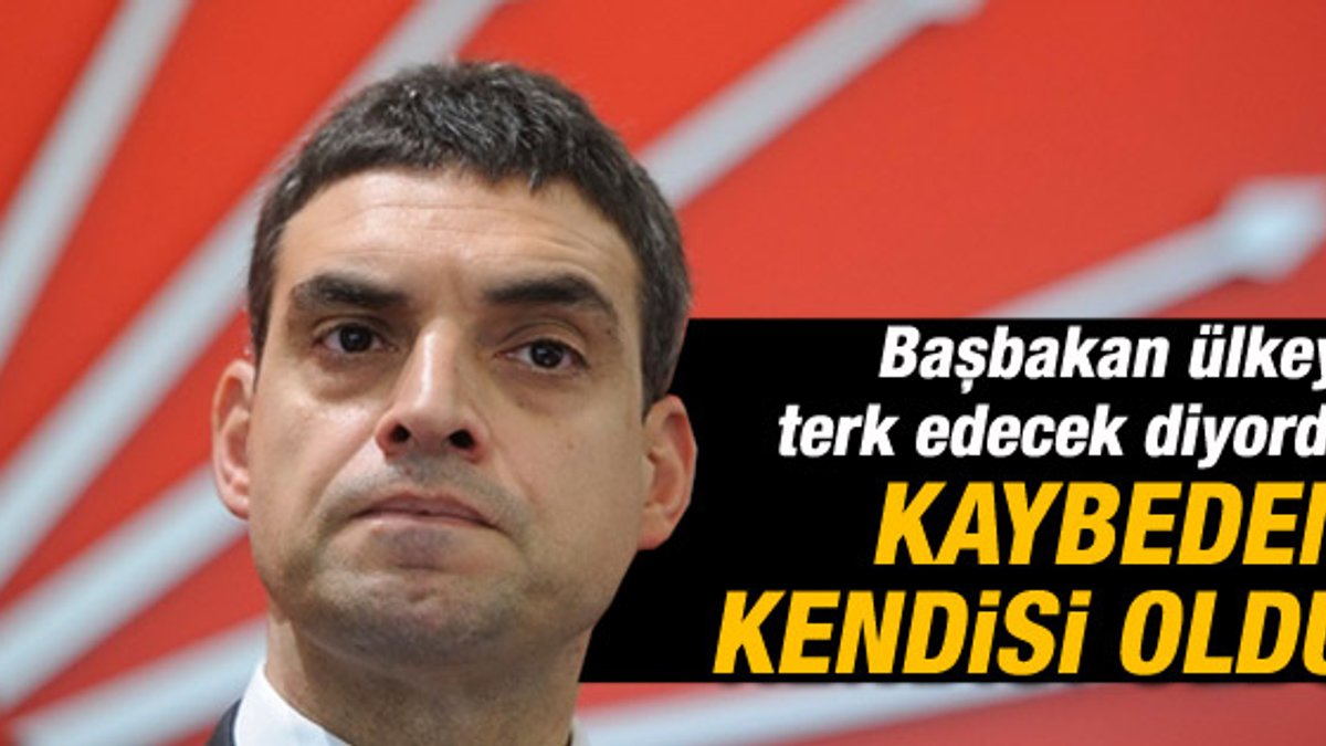 Başbakan ülkeyi terkedecek diyen Umut Oran kaybetti