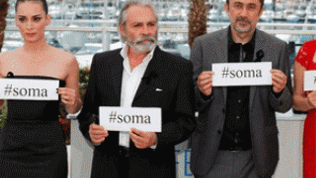 Cannes'da Soma'ya saygı duruşu