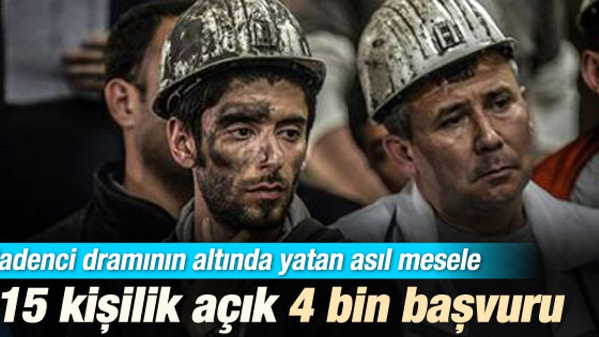 Zonguldak'ta 115 madenci alımı için 4 bin başvuru yapıldı