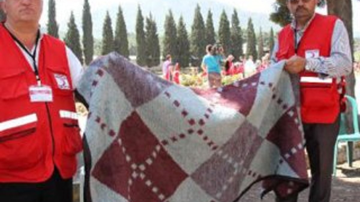 Soma'da cenazeye sarılan battaniye Ankara'da sergilenecek