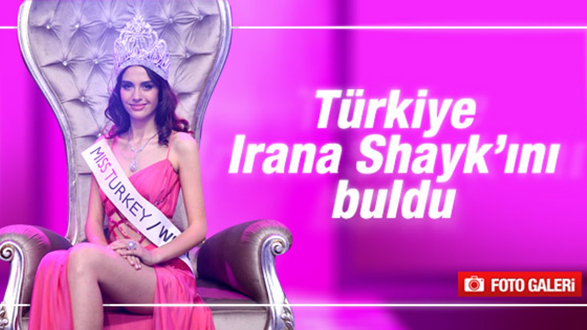 Miss Turkey'in birincisi Amine Gülşe oldu