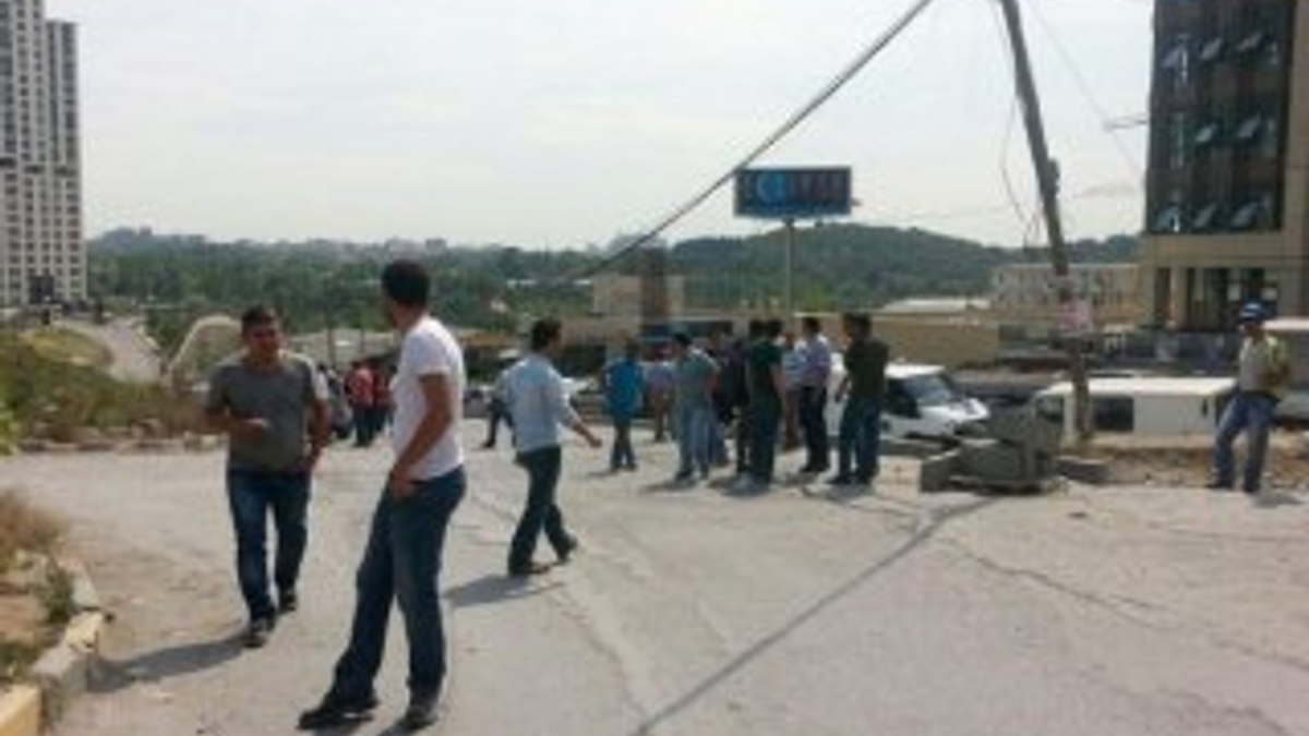 Maslak 1453 şantiyesinde bir işçi hayatını kaybetti