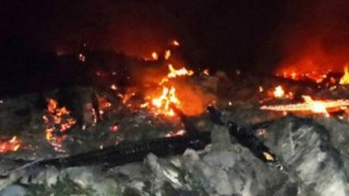 Sinop'ta bir köyde çıkan yangında 31 ev yok oldu