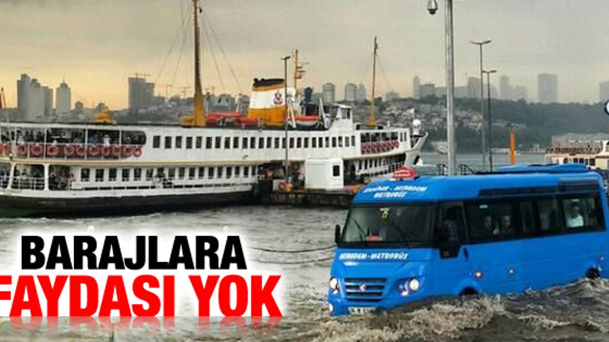 Yağışlar İstanbul barajlarını doldurmadı