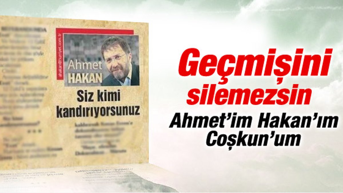 Ahmet Hakan'ın 12 Eylül yazısı