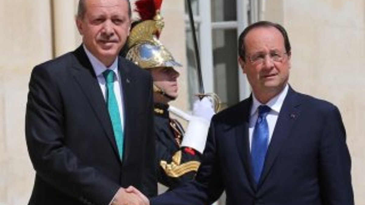 Erdoğan Paris'te Hollande ile görüştü