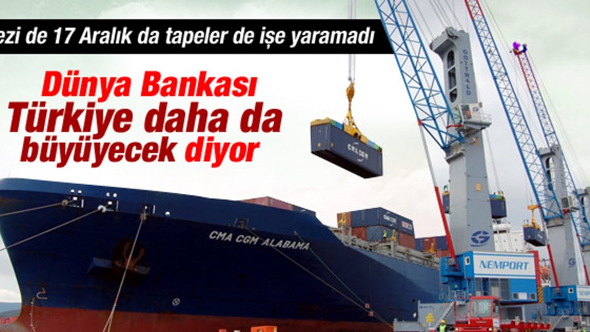 Dünya Bankası Türkiye'nin büyüme tahminlerini yükseltti