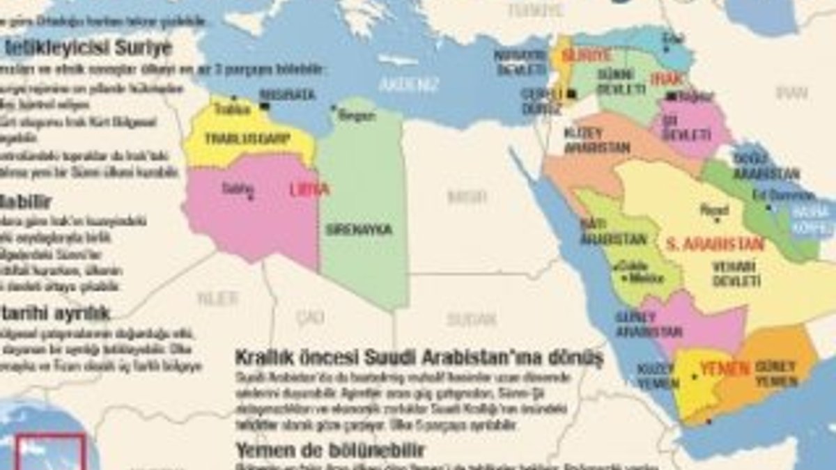 New York Times'tan ABD'nin yeni Ortadoğu haritası