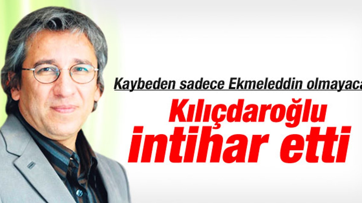 Can Dündar: Kılıçdaroğlu'nun yaptığı intihar