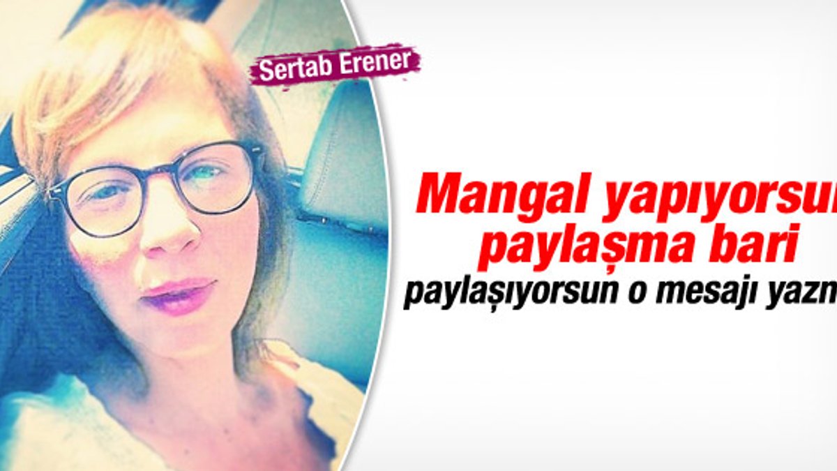Sertab Erener'in mangal keyfi hayranlarını kızdırdı