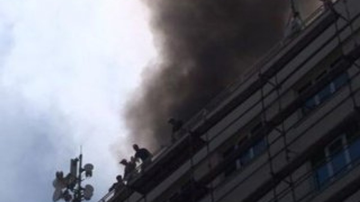 Ankara Kızılay'da yangın paniği
