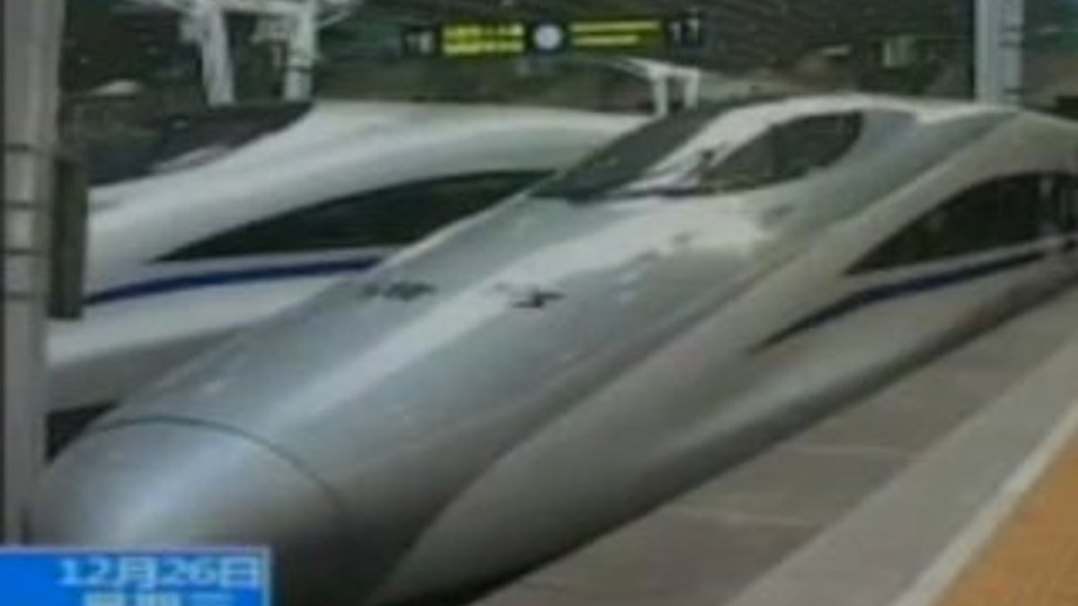 Çin Şincan'dan İstanbul'a hızlı tren yapıyor