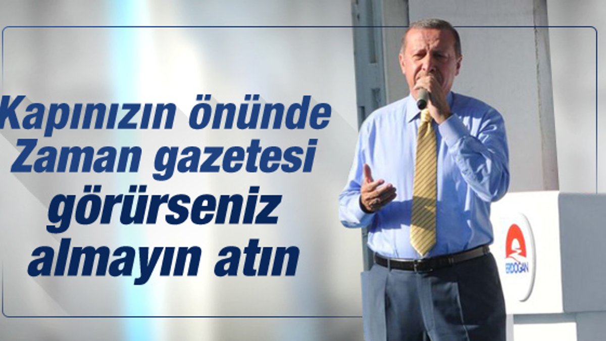 Başbakan Erdoğan'ın Tokat mitingi