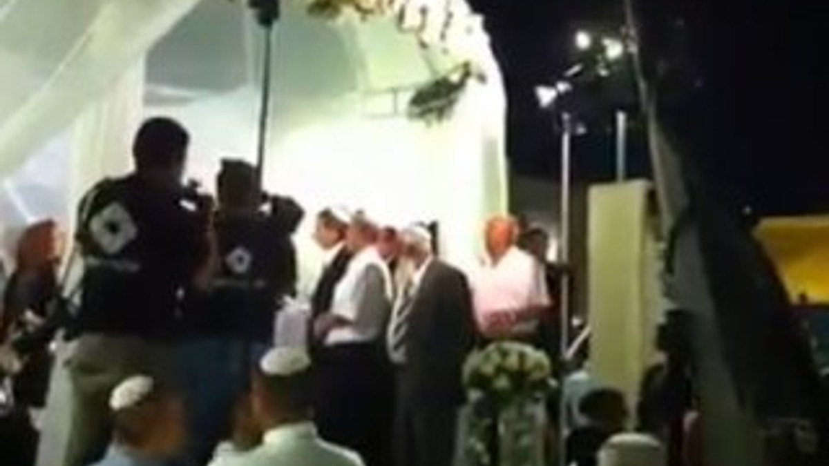 İsrail'de bir düğünde roket paniği İZLE