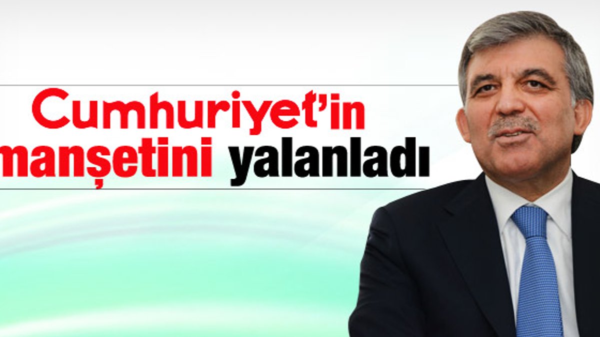 Abdullah Gül parti kuracak iddiasına Köşk'ten yanıt