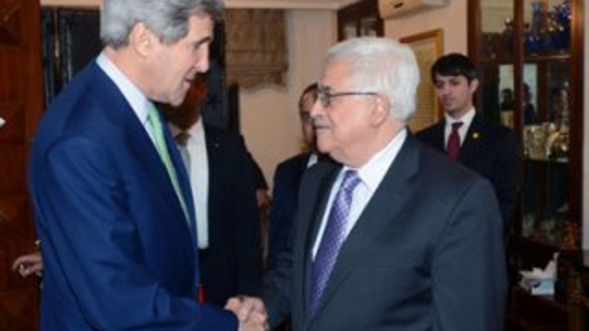 John Kerry ve Mahmut Abbas ateşkesi görüştü