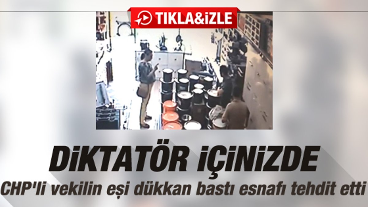 CHP Zonguldak Milletvekili'nin eşi işyeri bastı