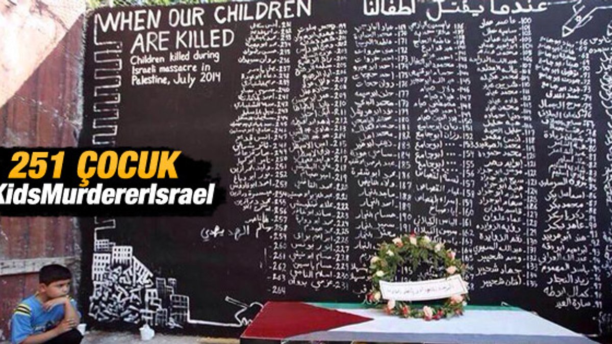 Gazze'de ölen sayısı bin 261'e yükseldi İZLE
