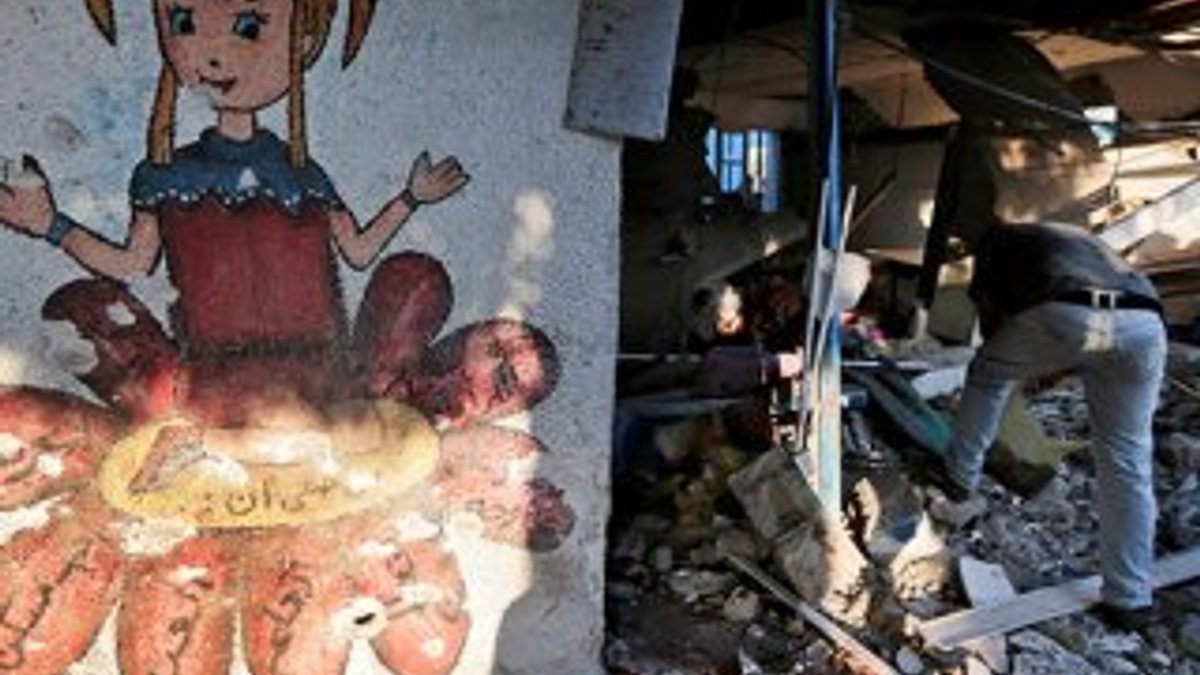 İsrail Gazze'de bir okulu vurdu: 20 ölü